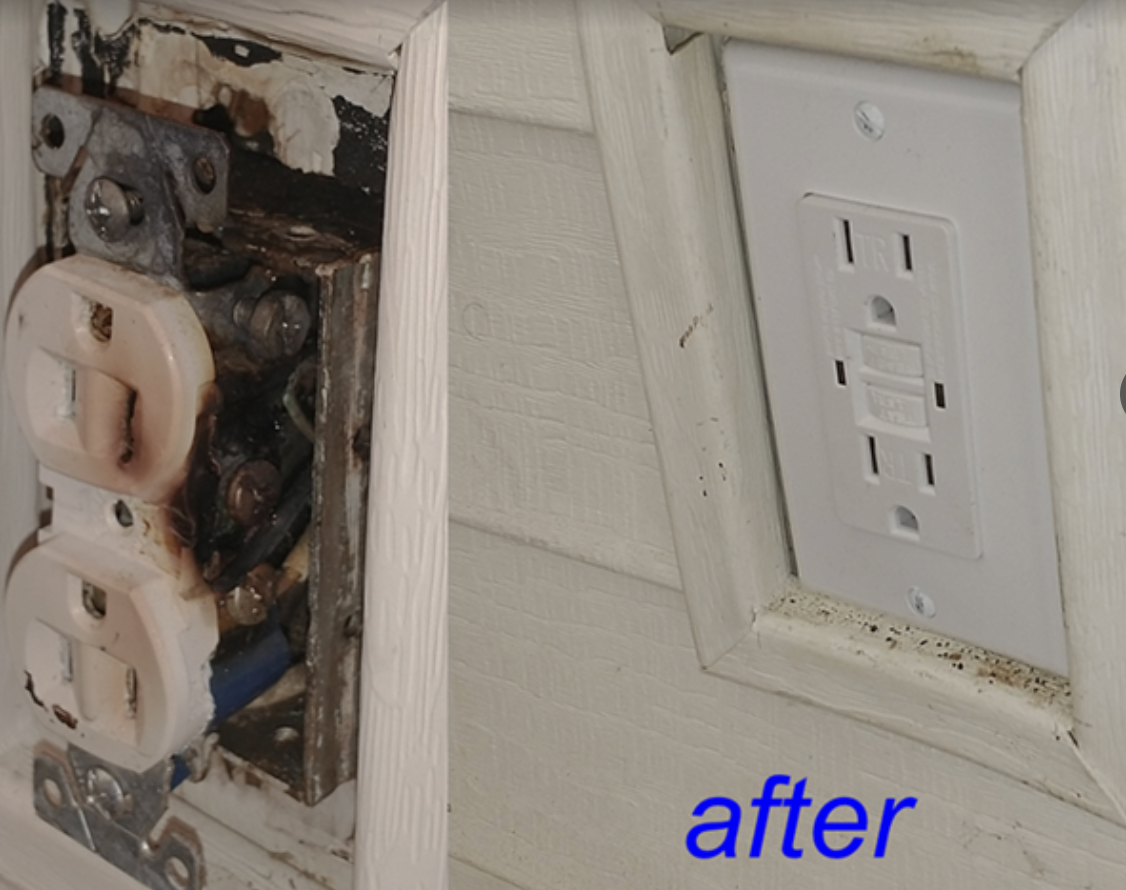 Burned Outlet Replacement