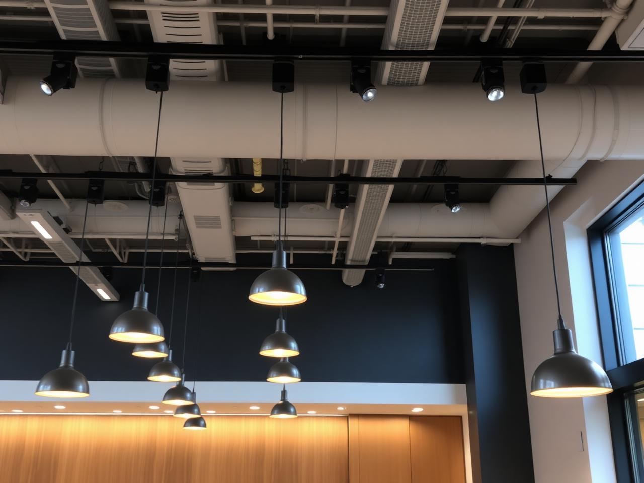Commercial Pendant Install